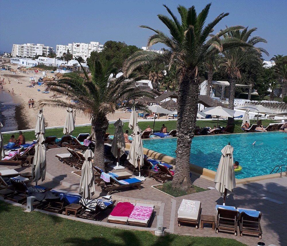 Freeoui Azur Plaza Hotel (4*) Mrezga Hammamet Un accès piscine